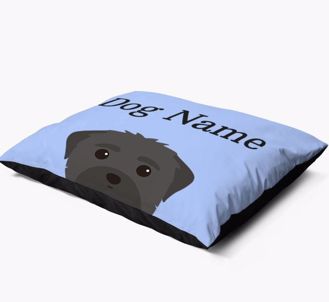 'Peeking Yappicon' - Personalised {breedFullName} Dog Bed